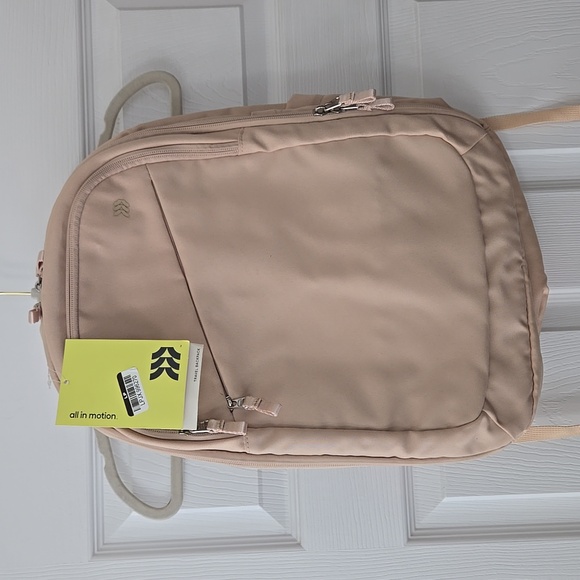 NWT All In Motion Travel Backpack Cream Tan - Picture 4 of 8